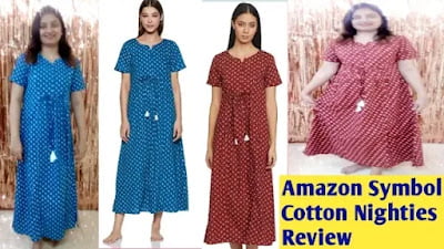 Amazon Brand Symbol Cotton Nighty Review